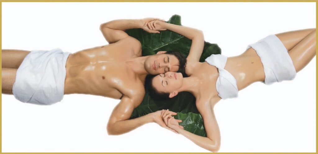 Man relaxing in an infrared sauna for wellness and detoxification" "Woman enjoying infrared sauna therapy for relaxation and health benefits