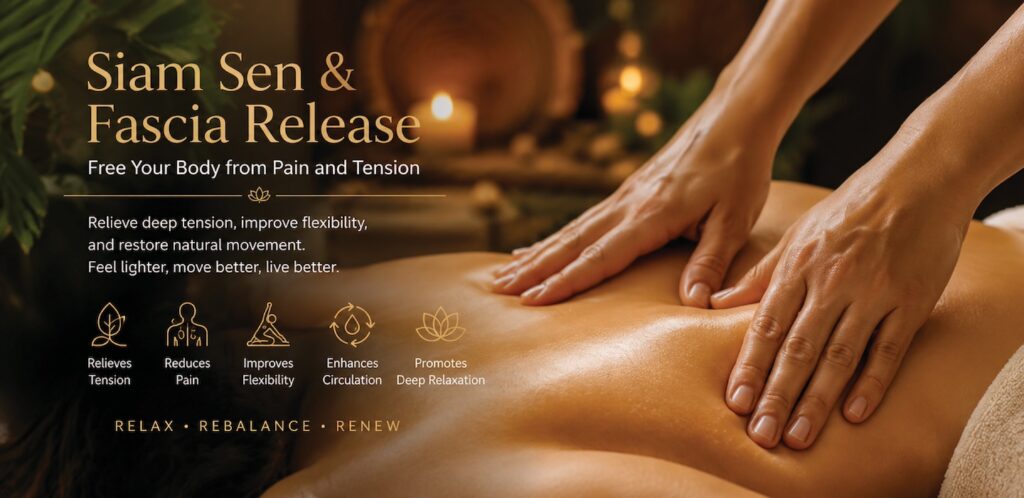 Therapist performing Siam Sen and fascia