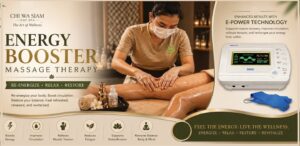massage treatment at Chi Wa Siam Day Spa to support relaxation, circulation, muscle recovery, and overall wellness.